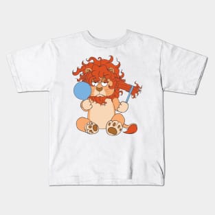 bad hair day plushie lion Kids T-Shirt